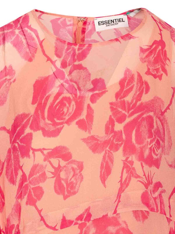 膝丈ドレス - マルチカラー shop online: ESSENTIEL ANTWERP