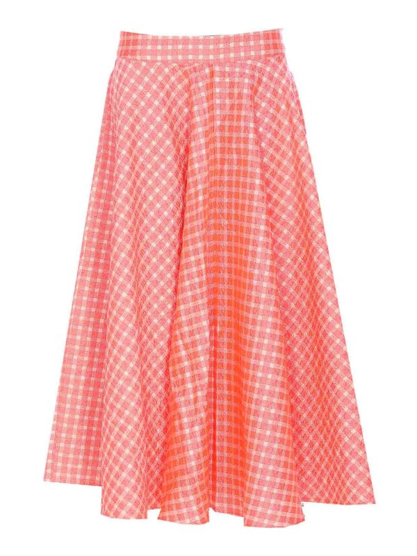 ESSENTIEL ANTWERP: ニーレングススカート＆ミディ丈 - 膝丈/ミディスカート - ヌードカラー