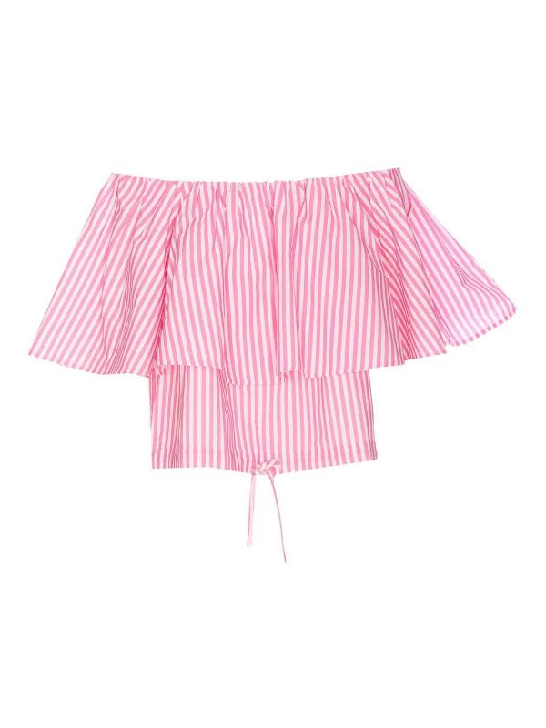 ESSENTIEL ANTWERP: Tops & Tank tops - Striped Hiebe Top