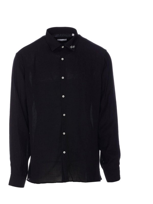 FAMILY FIRST: shirts - Milano Black Shirt