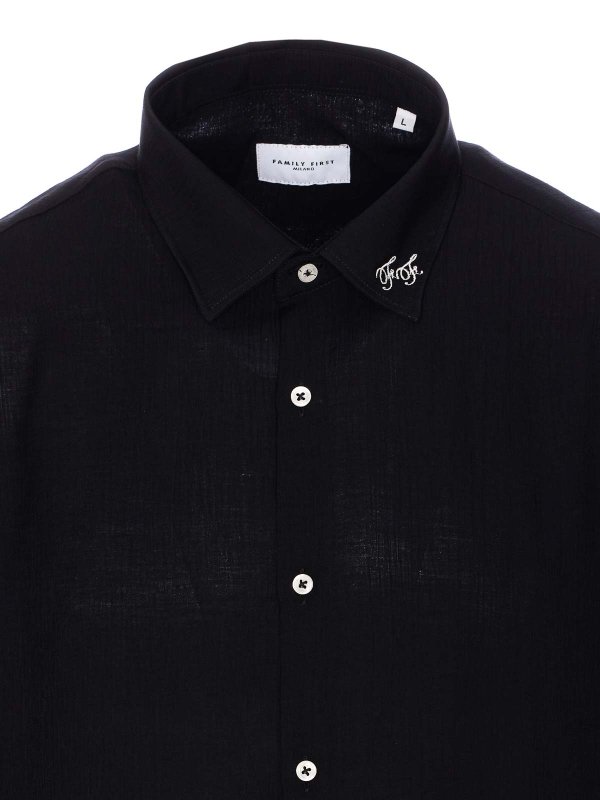 Milano Black Shirt shop online: FAMILY FIRST