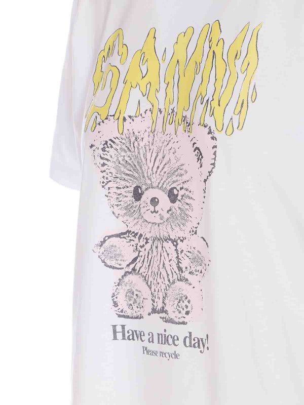The Best Shops GANNI: T-shirts - T-Shirt - Weiß