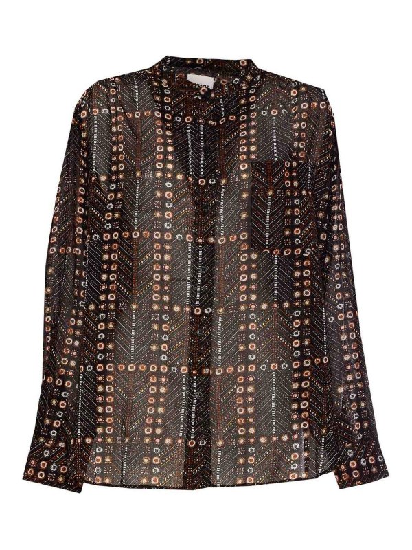 Isabel Marant Etoile: Camisas - Camisa - Negro