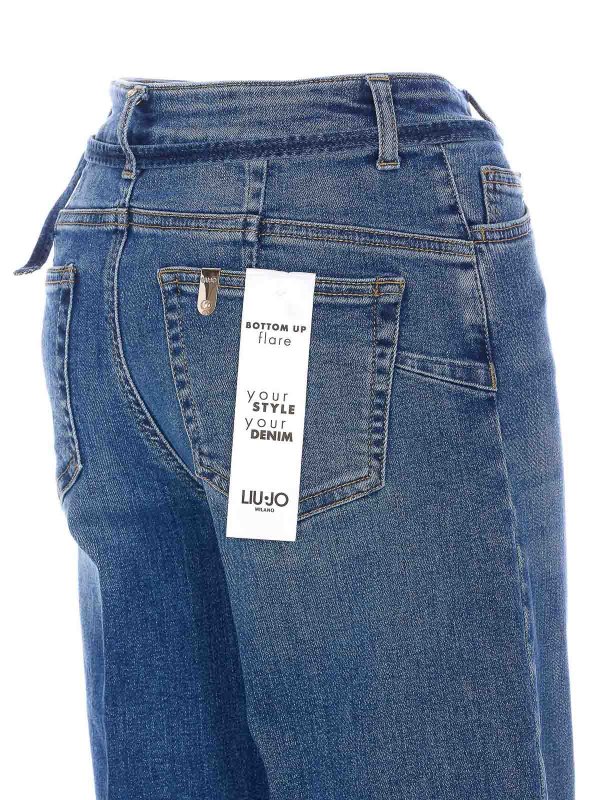 The Best Shops Liu Jo: ブーツカットジーンズ - ブーツカットジーンズ - ブルー