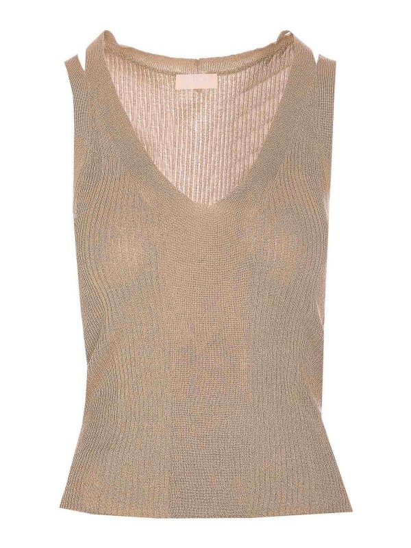 Liu Jo: トップス＆タンクトップ - トップ/タンクトップ - ベージュ