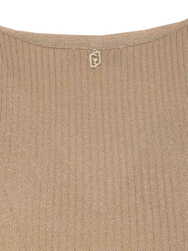 The Best Shops Liu Jo: トップス＆タンクトップ - トップ/タンクトップ - ベージュ