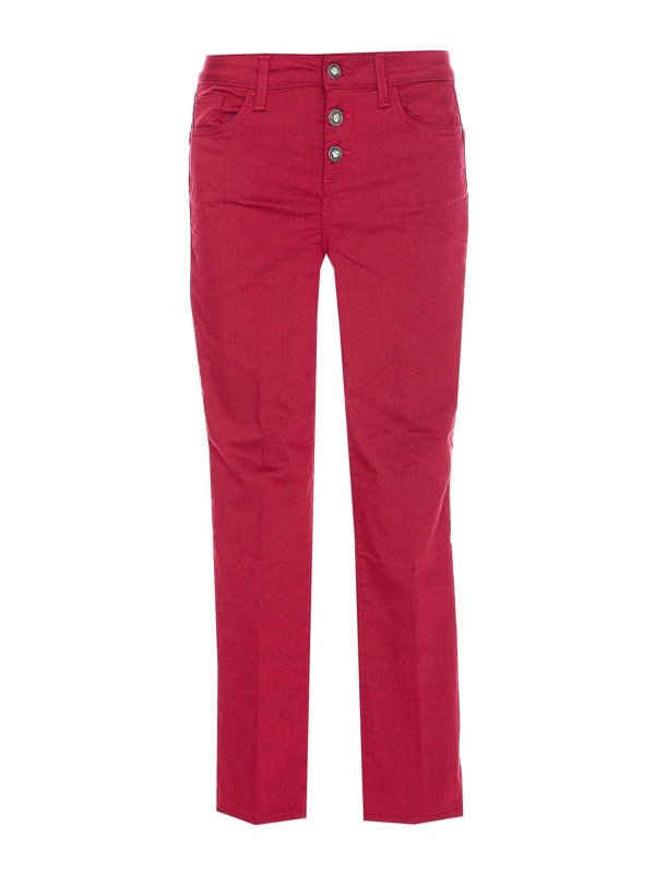 Liu Jo: ブーツカットジーンズ - ブーツカットジーンズ - 赤