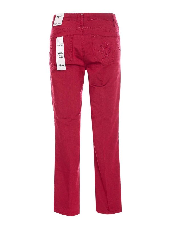 Liu Jo: ブーツカットジーンズ online - ブーツカットジーンズ - 赤