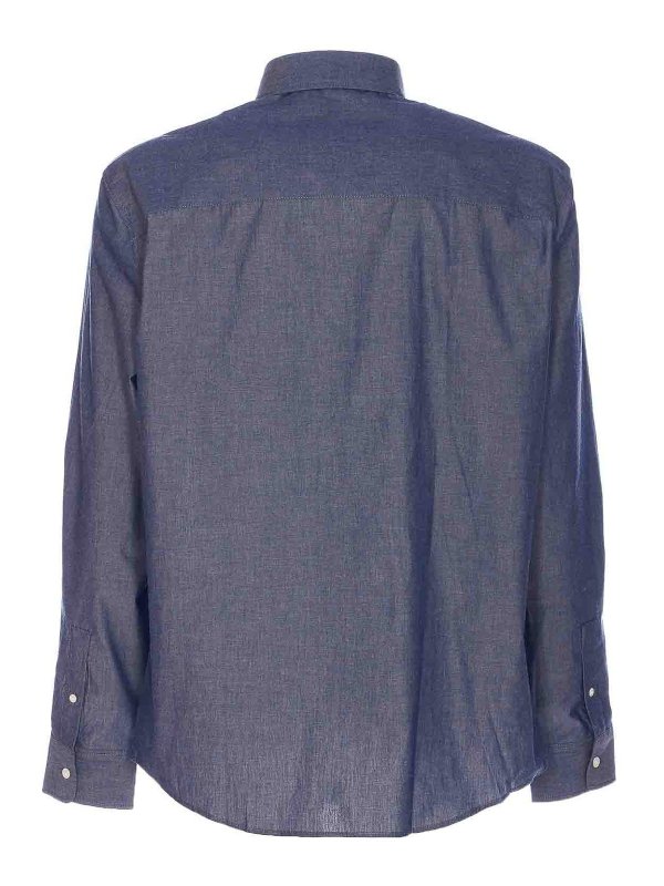 MAISON KITSUNÉ: シャツ online - シャツ - ブルー