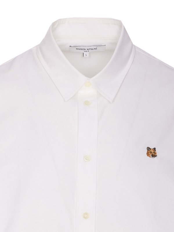 Fox Head Patch Shirt shop online: MAISON KITSUNÉ