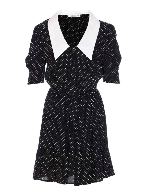 MAR DE MARGARITAS: Robe longueur genou - Robe Au Genou - Noir