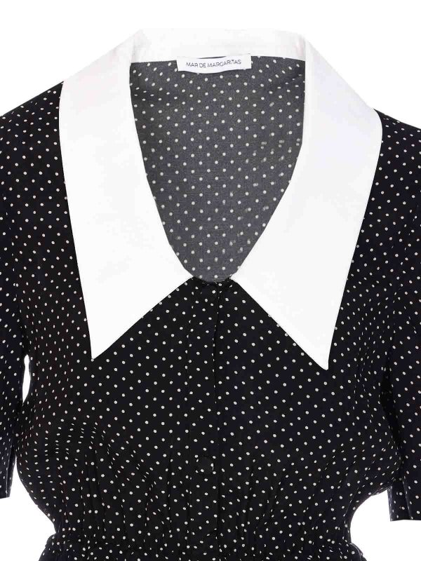 Robe Au Genou - Noir shop online: MAR DE MARGARITAS