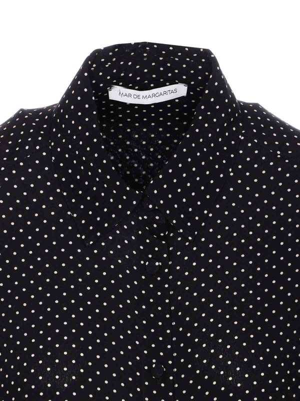 シャツ - ブルー shop online: MAR DE MARGARITAS