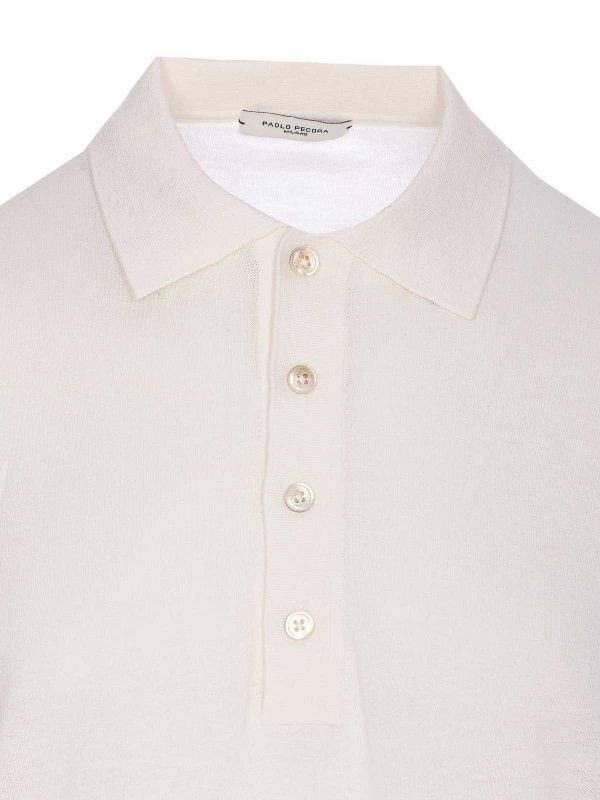 White Polo shop online: Paolo Pecora