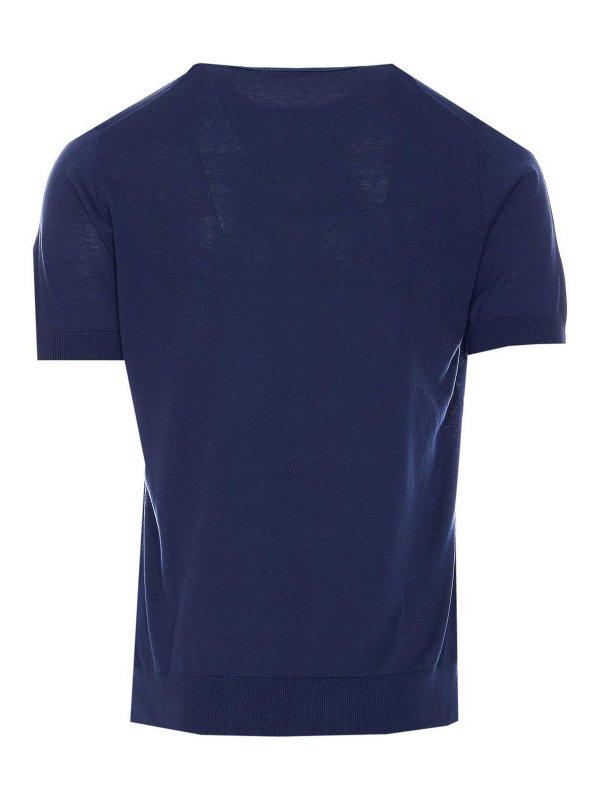 Paolo Pecora: t-shirts online - Blue T-Shirt