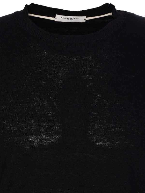 Black T-Shirt shop online: Paolo Pecora