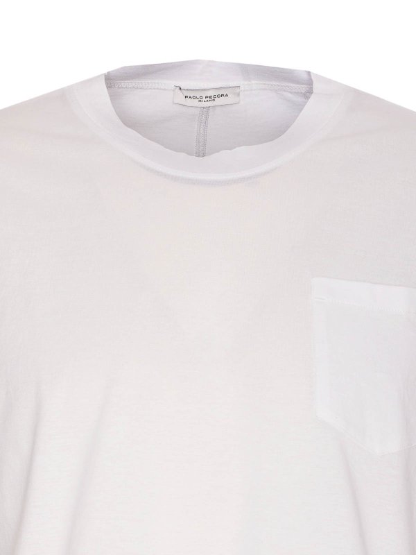 T-Shirt - Weiß shop online: Paolo Pecora