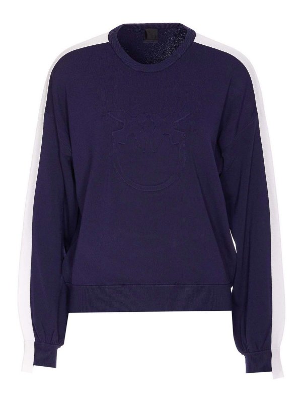 Pinko: クルーネック - クルーネック - ブルー