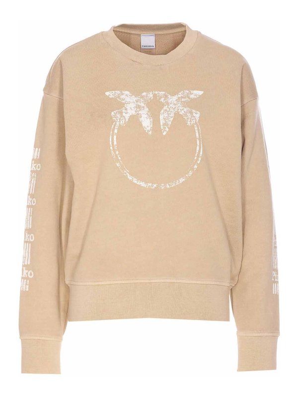 Pinko: スウェット＆セーター - スウェットシャツ/セーター - ベージュ
