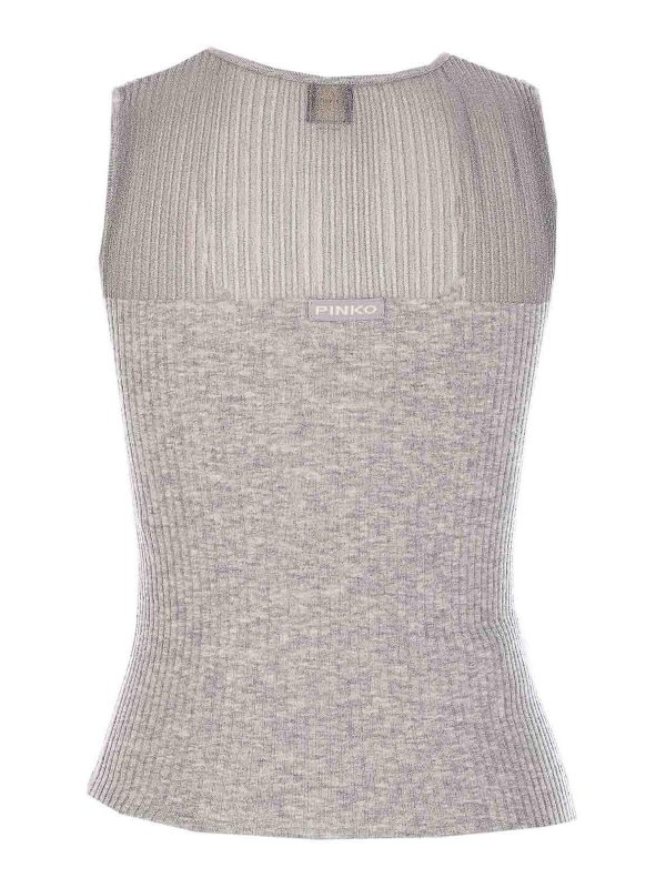 Pinko: Top e canotte online - Top shispare grigio