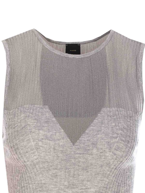 Top shispare grigio shop online: Pinko