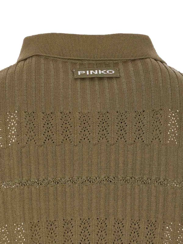 The Best Shops Pinko: polo shirts - Jannu Long-Sleeved Pole