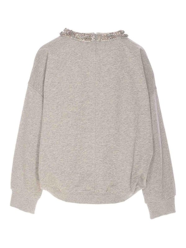 Pinko: Sweatshirts und Pullover online - Sweatshirt - Grau