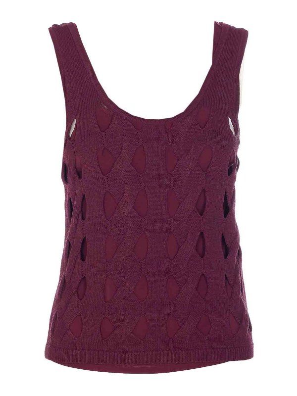 Pinko: Tops & Tank tops - Fuchsia Derrik Top