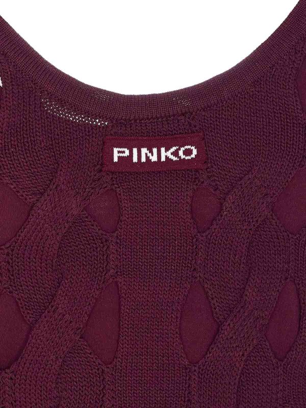 The Best Shops Pinko: Tops & Tank tops - Fuchsia Derrik Top