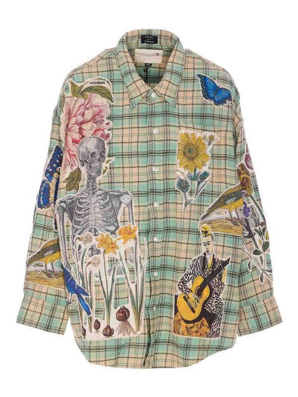 R13: shirts - Drop Neck Shirt