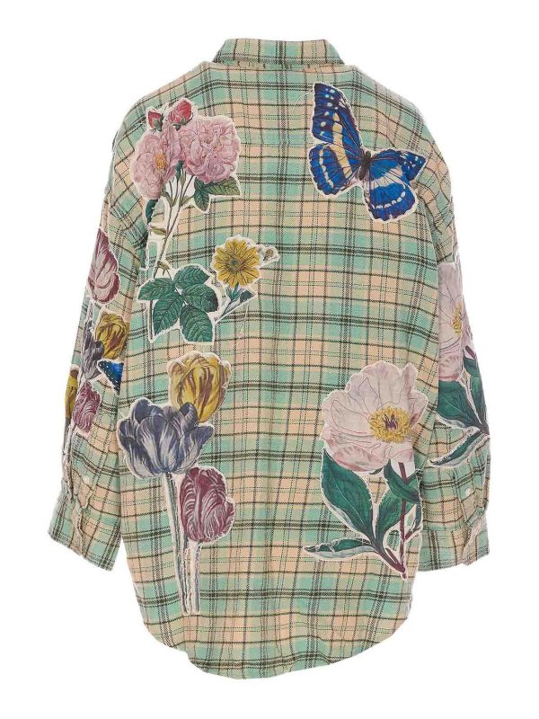 R13: shirts online - Drop Neck Shirt