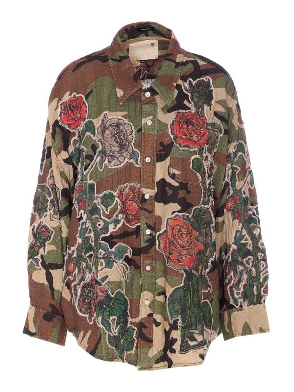 R13: Camisas - Camisa - Marrón