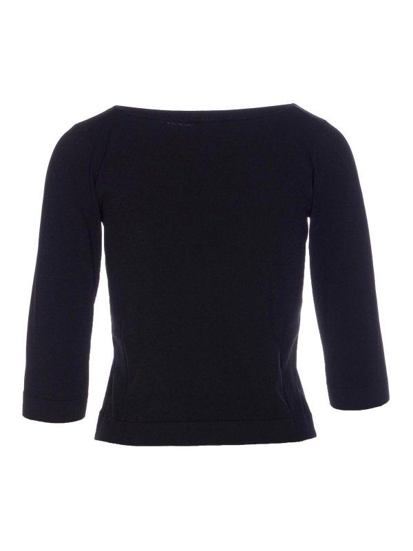 ROBERTO COLLINA: crew necks online - Black Sweater