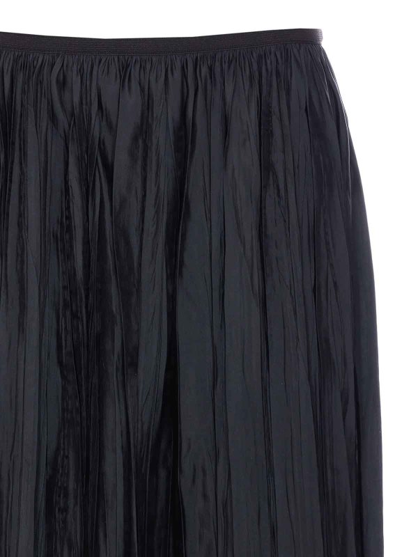 Blue Pleated Skirt shop online: ROBERTO COLLINA