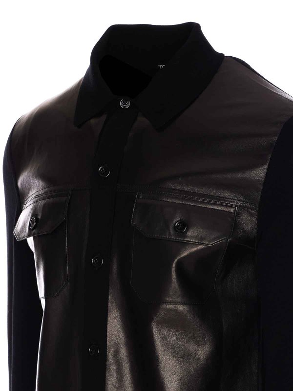 The Best Shops TOM FORD: leather jacket - Leather Shirt