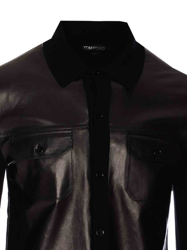 Leather Shirt shop online: TOM FORD