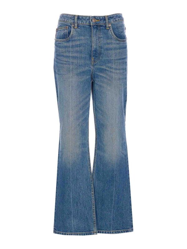 TORY BURCH: bootcut jeans - Denim Jeans