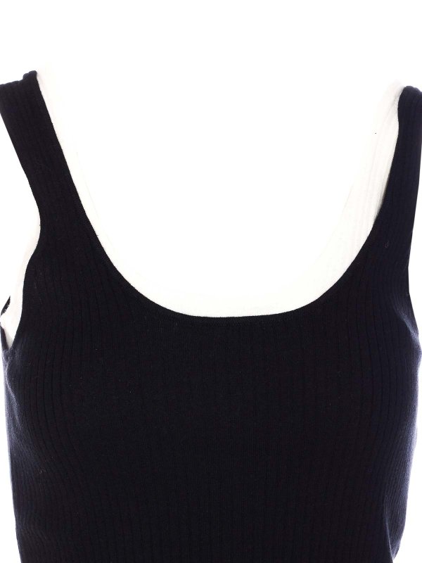 Hite And Black Top shop online: TWINSET