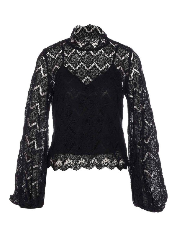 TWINSET: Camisas - Camisa - Negro