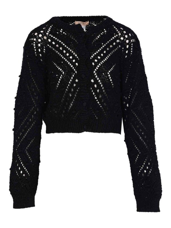 TWINSET: Cardigans - Cardigan - Noir