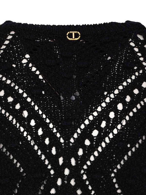 The Best Shops TWINSET: Cardigans - Cardigan - Noir