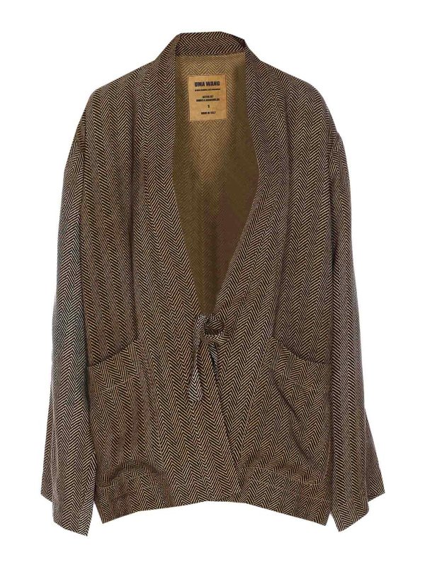 UMA WANG: Vestes casuals - Veste Casual - Vert