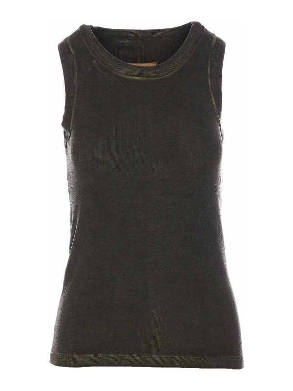 UMA WANG: Tops und Tank Tops - Top - Grün