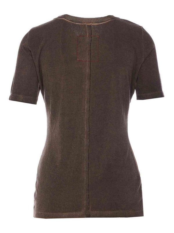 UMA WANG: Tops & Tank tops online - Brown Tir Top