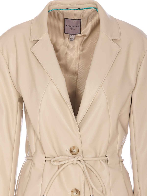 レザージャケット - 白 shop online: URBANCODE