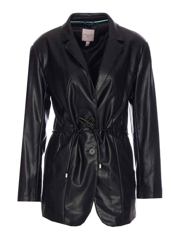 URBANCODE: Lederjacken - Lederjacke - Schwarz