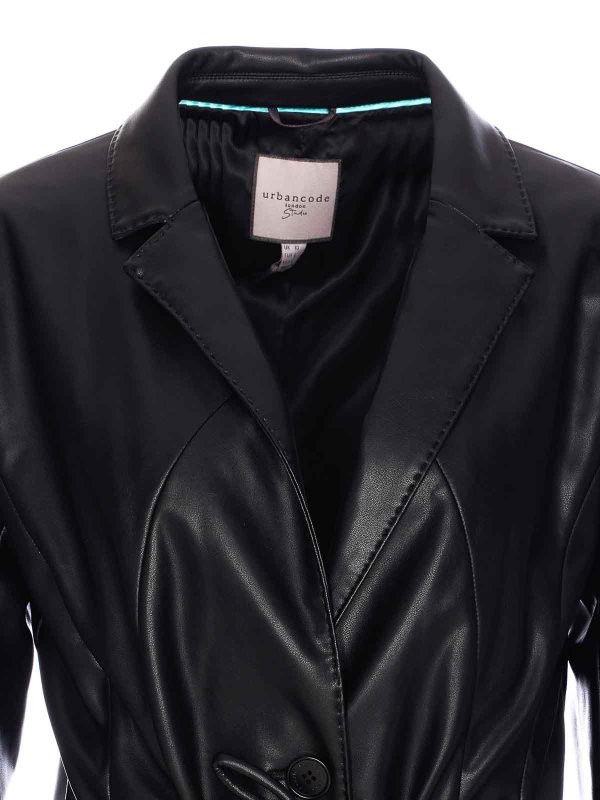 Lederjacke - Schwarz shop online: URBANCODE