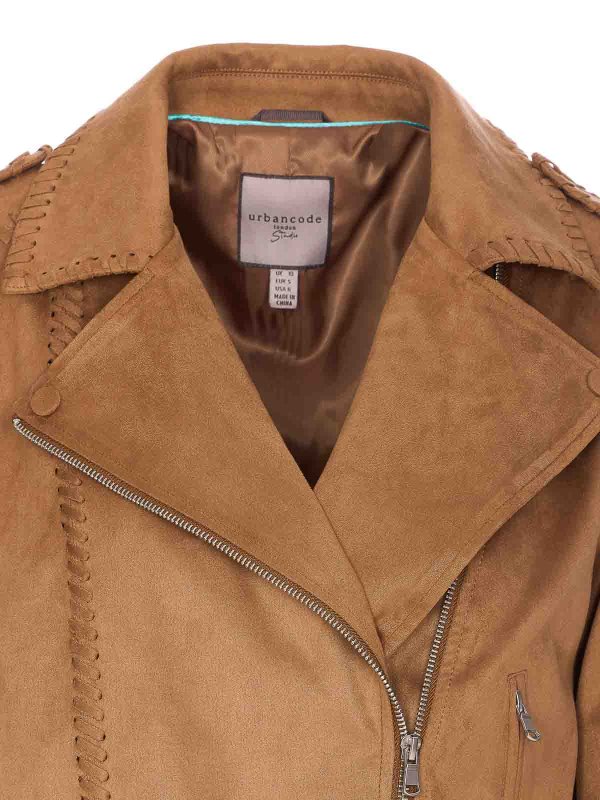 Faux Suede Leather Jacket shop online: URBANCODE