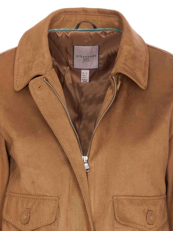 Lederjacke - Braun shop online: URBANCODE