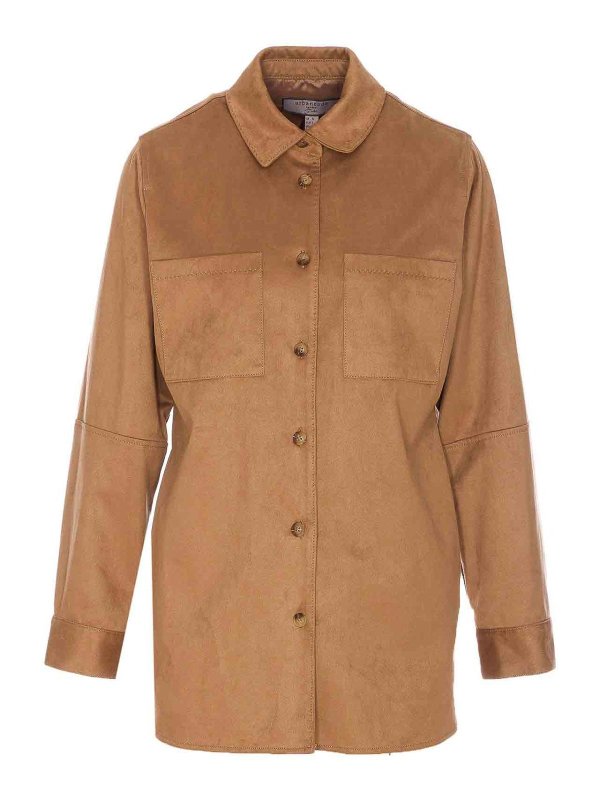 URBANCODE: leather jacket - Brown Suede Jacket